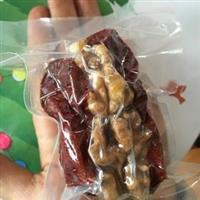 供应山西现货大枣夹核桃包装袋 高透明真空袋 彩色食品真空袋定做