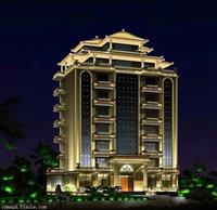 长沙办公楼外墙灯光照明/长沙楼体外墙泛光照明设计/长沙亮化工程