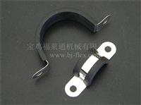 西安福莱通不锈钢U型管卡 线卡 连胶条骑马卡 减震马鞍卡