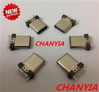 USB母座3.1型款Type-C-24pin高品质不粘锡SMT一次成品X5柴油混动