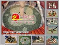 胶筑彩石、彩胶石、透水彩石、树穴胶粘石铺装