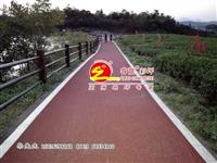 防滑路面胶，彩色沥青路面应用