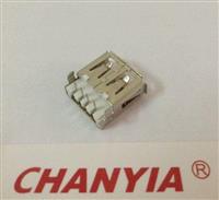 龙岗沉板USB母座14.0后两脚插板4P引脚DIP插件新X1接口